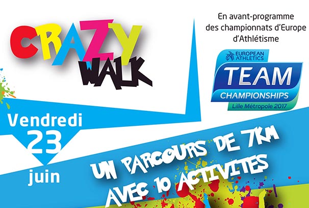 Crazy Walk : Course d'obstacles organisée au Stadium MEL
