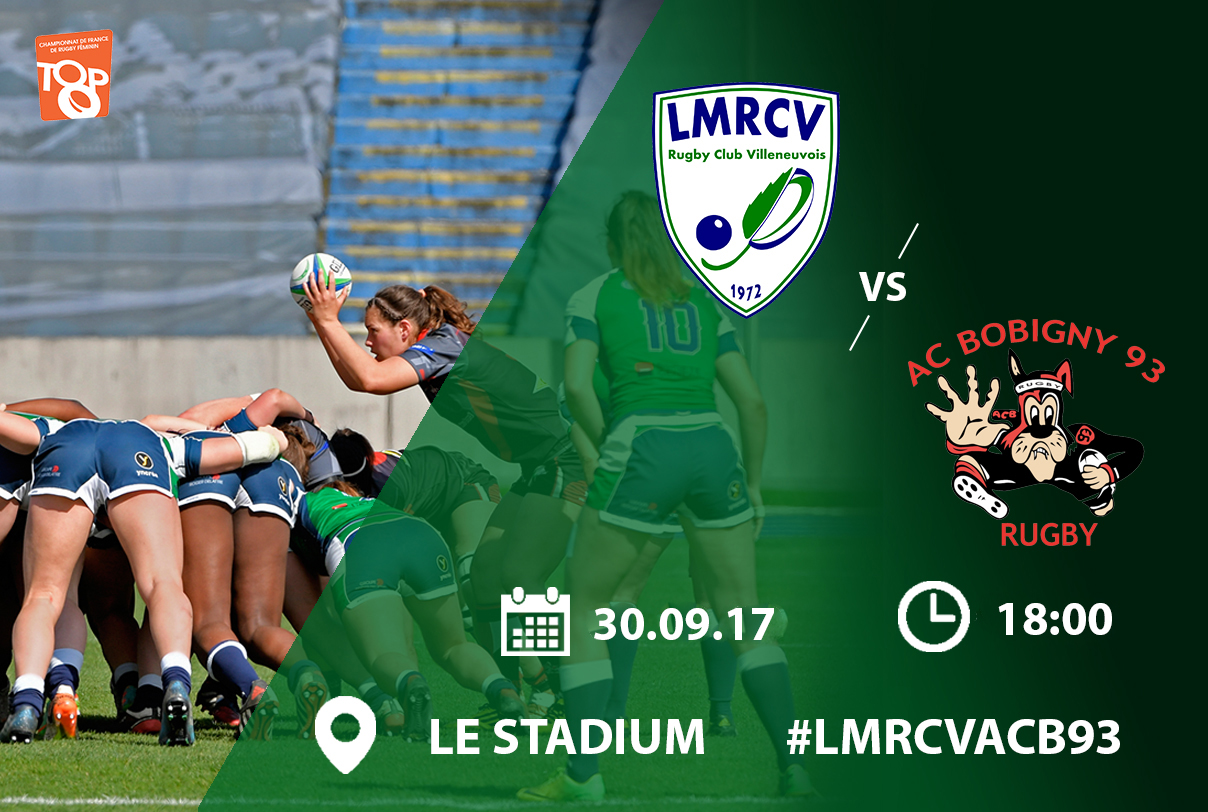 Rugby Féminin Top 8 LMRCV AC Bobigny au Stadium MEL