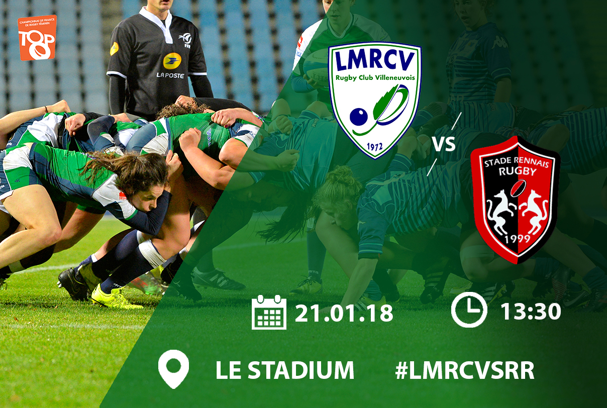 Match rugby féminin Top 8 LMRCV Stade Rennais Rugby Stadium MEL