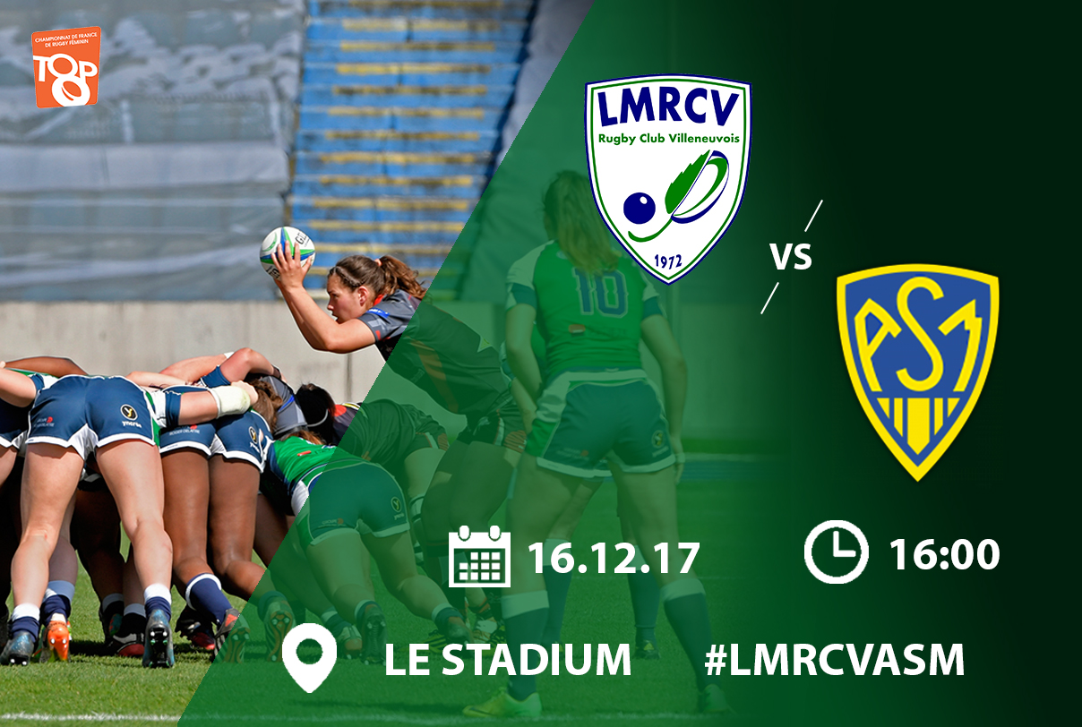 Match rugby féminin Top 8 LMRCV ASM Romagnat Rugby Feminin Stadium MEL